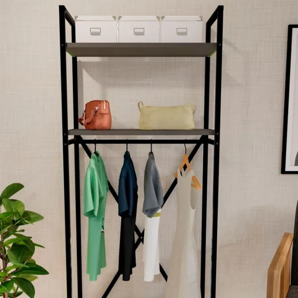 Cuier Fabulous Metal Coat Stand PAL/ Anthracite photo 7 Cuier Fabulous Metal Coat Stand PAL/ Anthracite photo 7