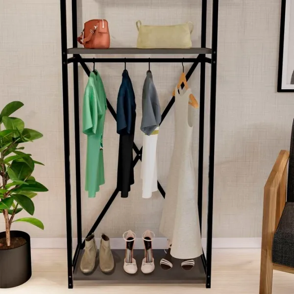 Cuier Fabulous Metal Coat Stand PAL/ Anthracite photo 8 Cuier Fabulous Metal Coat Stand PAL/ Anthracite photo 8