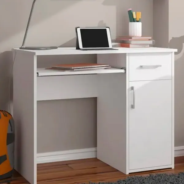 Офисный стол Akord Pin Меламиновая ДСП/ Белый photo 4 Офисный стол Akord Pin Меламиновая ДСП/ Белый photo 4