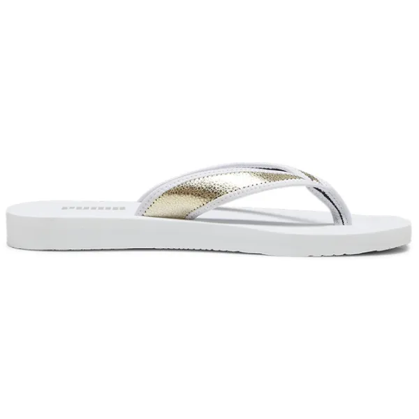 Șlapi pentru femei Puma Sandy Flip Metallic Shine P 35.5/ White photo 3 Șlapi pentru femei Puma Sandy Flip Metallic Shine P 35.5/ White photo 3