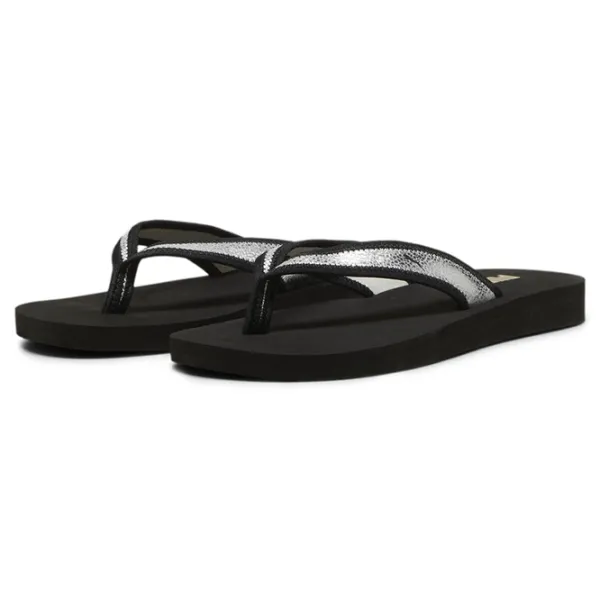 Șlapi pentru femei Puma Sandy Flip Metallic Shine 40.5/ Black photo 2 Șlapi pentru femei Puma Sandy Flip Metallic Shine 40.5/ Black photo 2