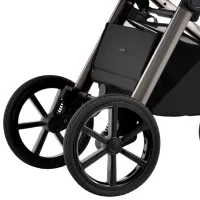 Cărucior pentru copil Carrello Omega Chrom 2 in 1 Black photo 4