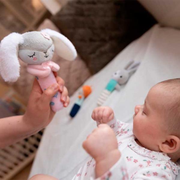 Jucărie moale BabyOno Bunny Sunday 1498 0+/ Pink photo 4 Jucărie moale BabyOno Bunny Sunday 1498 0+/ Pink photo 4