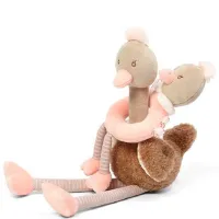 Jucărie moale BabyOno Ostrich Mcknox Family 1446 0+/ Beige photo 3