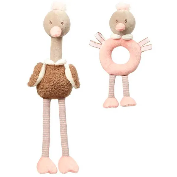 Jucărie moale BabyOno Ostrich Mcknox Family 1446 0+/ Beige photo 4 Jucărie moale BabyOno Ostrich Mcknox Family 1446 0+/ Beige photo 4