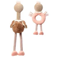 Jucărie moale BabyOno Ostrich Mcknox Family 1446 0+/ Beige photo 6