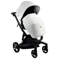 Cărucior pentru copil ibebe istop Gloss Eco White photo 5