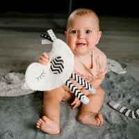 Jucărie moale BabyOno Little Birdie 1536 0+/ White photo 4