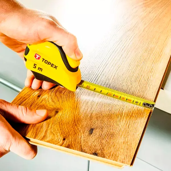 Рулетка Topex 27C385 5 м/ Желтый photo 2