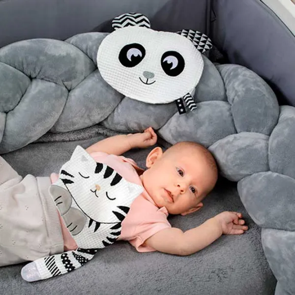 Jucărie moale BabyOno Happy Panda 1533 0+/ White photo 5 Jucărie moale BabyOno Happy Panda 1533 0+/ White photo 5