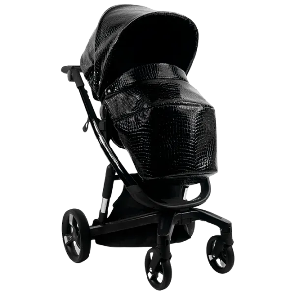 Детская коляска ibebe istop Gloss Eco Черный photo 4 Детская коляска ibebe istop Gloss Eco Черный photo 4
