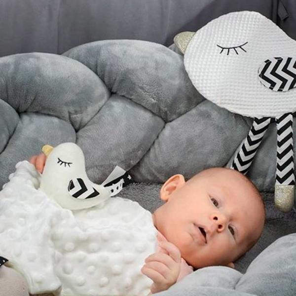 Jucărie moale BabyOno Little Birdie 1537 0+/ White photo 3 Jucărie moale BabyOno Little Birdie 1537 0+/ White photo 3