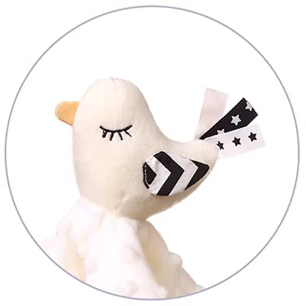Jucărie moale BabyOno Little Birdie 1537 0+/ White photo 5 Jucărie moale BabyOno Little Birdie 1537 0+/ White photo 5