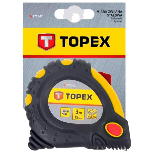 Ruletă Topex 27C340 10 m/ Black photo 4
