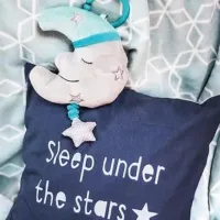 Jucărie zornăitoare pentru patuc BabyOno HAPPY MOON de la 0 luni photo 3