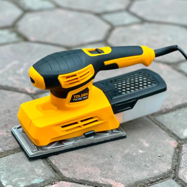 Șlefuitor Tolsen 79563 Cu vibrații/ 220 W/ Yellow photo 2 Șlefuitor Tolsen 79563 Cu vibrații/ 220 W/ Yellow photo 2