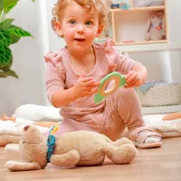 Мягкая игрушка BabyOno Dog Willy 1521 0+/ Коричневый photo 3