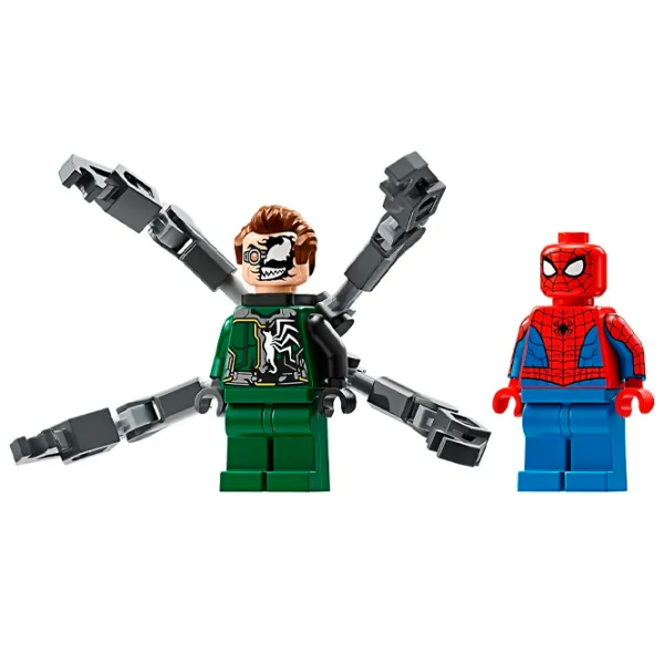 Constructor LEGO Motorcycle Chase Spider-Man vs. Doc Ock Figuri/ Multicolor photo 5