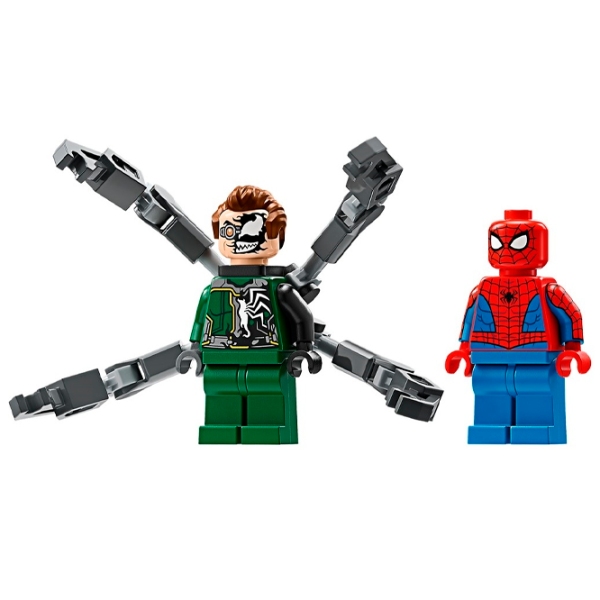 Constructor LEGO Motorcycle Chase Spider-Man vs. Doc Ock Figuri/ Multicolor photo 5