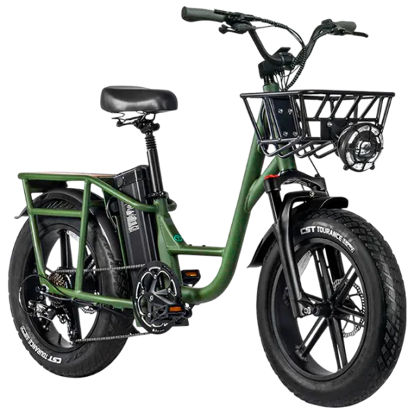 Bicicletă electrică FIIDO T1 Pro 20" Green photo 3