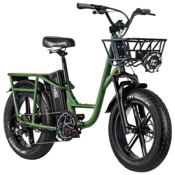 Bicicletă electrică FIIDO T1 Pro 20" Green photo 3