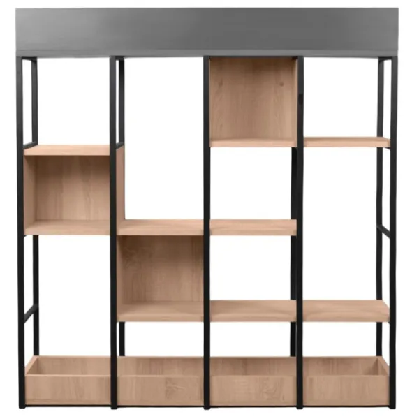 Etajeră Deco Terra 120 132 x 120 x 25 cm/ Metal/ Black photo 2 Etajeră Deco Terra 120 132 x 120 x 25 cm/ Metal/ Black photo 2