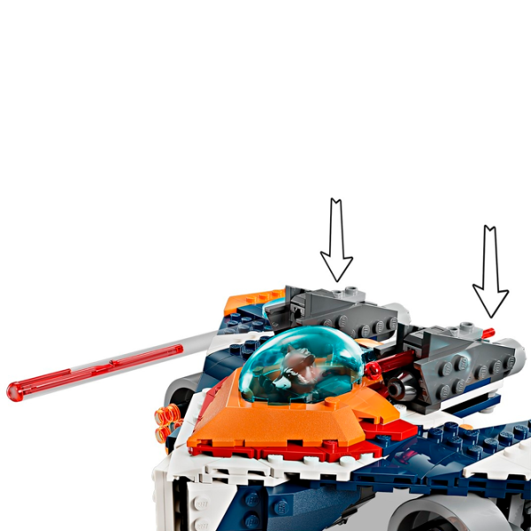Constructor LEGO Rocket's Warbird vs. Ronan Transport/ Multicolor photo 6 Constructor LEGO Rocket's Warbird vs. Ronan Transport/ Multicolor photo 6