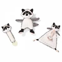 Мягкая игрушка BabyOno Racoon Rocky 747 0+/ Белый photo 3