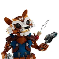 Constructor LEGO Rocket & Baby Groot Personaj de film/ Multicolor photo 5