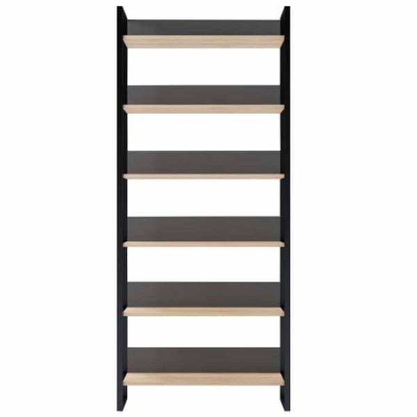 Стеллаж Deco Urban 90 210см x 90см x 34см cm/ ЛДСП/ Black photo 2 Стеллаж Deco Urban 90 210см x 90см x 34см cm/ ЛДСП/ Black photo 2