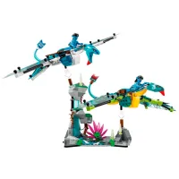 Constructor LEGO Jake & Neytiri’s First Banshee Flight Scenă din film/ Multicolor photo 3