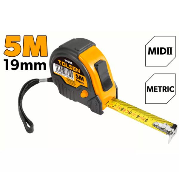 Ruletă Tolsen 35982 5 m/ Black photo 2 Ruletă Tolsen 35982 5 m/ Black photo 2