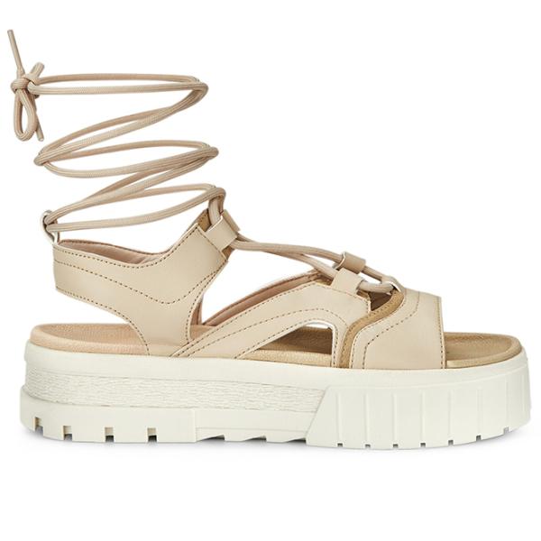 Șlapi pentru femei Puma Mayze Sandal Laces Wns Granola 35.5/ Frosted Ivory photo 4