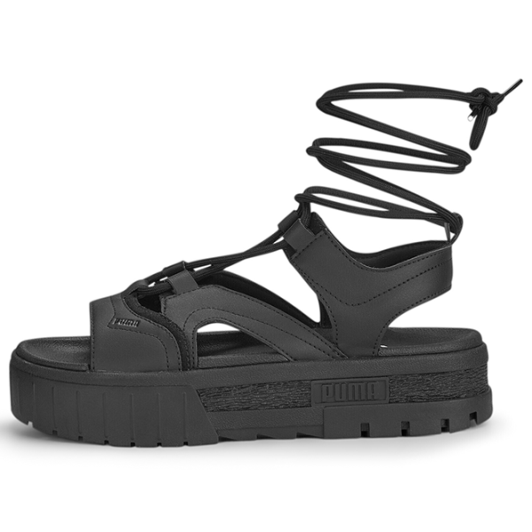 Șlapi pentru femei Puma Mayze Sandal Laces Wns 35.5/ Black photo 4