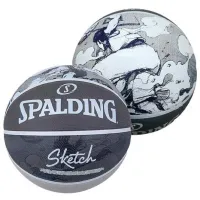 Мяч для баскетбола Spalding Sketch Jump Резина/ Любительский photo 2