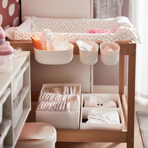 Пеленальный столик Ikea Singlar  Унисекс / 0+ / Белый photo 3
