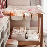 Masă de înfășat Ikea Singlar Unisex / 0+ / White photo 3