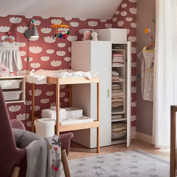 Пеленальный столик Ikea Singlar  Унисекс / 0+ / Белый photo 5