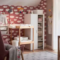 Masă de înfășat Ikea Singlar Unisex / 0+ / White photo 5