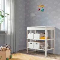 Masă de înfășat Ikea Gulliver Unisex / 0+ / White photo 5