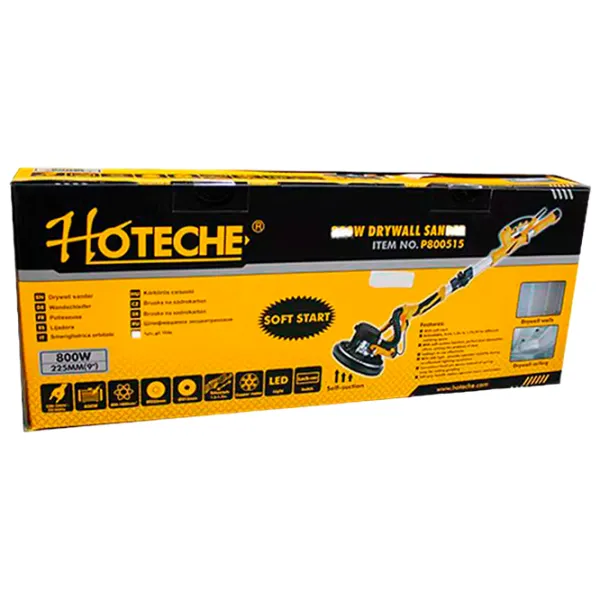 Șlefuitor Hoteche P800515 pentru pereți/ 800 W/ Yellow photo 6 Șlefuitor Hoteche P800515 pentru pereți/ 800 W/ Yellow photo 6