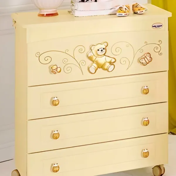 Пеленальный столик Baby Expert 1BF Perla 3001 Унисекс/ 0+/ Бежевый photo 2