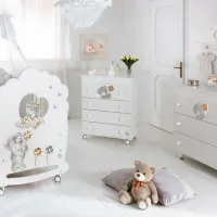 Masă de înfăşat Baby Expert Meravigla Unisex/ 0+/ White photo 2