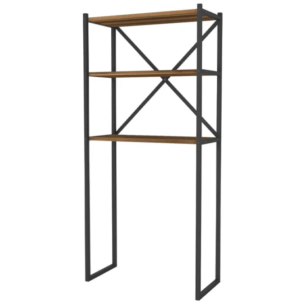 Etajeră Fabulous 5663486 160 x 66 x 34 cm/ Metal/ Black photo 2 Etajeră Fabulous 5663486 160 x 66 x 34 cm/ Metal/ Black photo 2