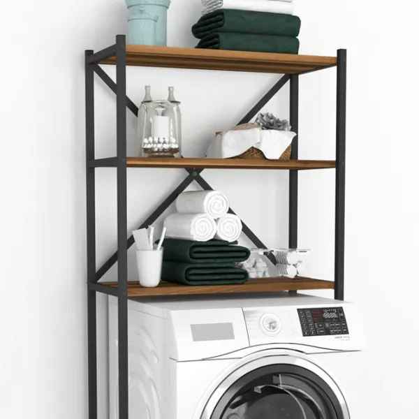 Etajeră Fabulous 5663486 160 x 66 x 34 cm/ Metal/ Black photo 3 Etajeră Fabulous 5663486 160 x 66 x 34 cm/ Metal/ Black photo 3