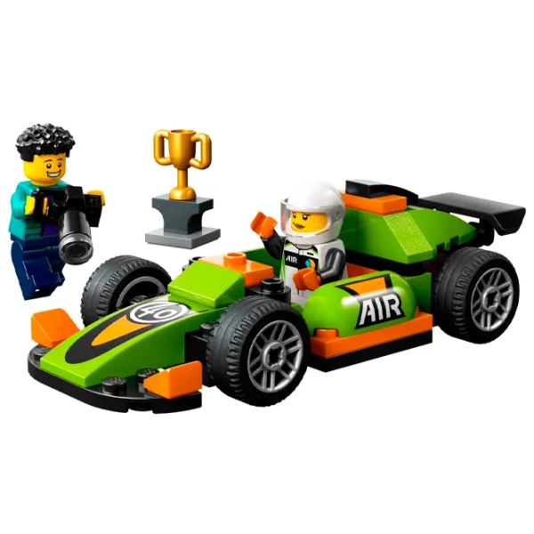 Constructor LEGO Green Race Car Figuri/ Multicolor photo 2