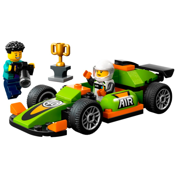 Constructor LEGO Green Race Car Figuri/ Multicolor photo 2