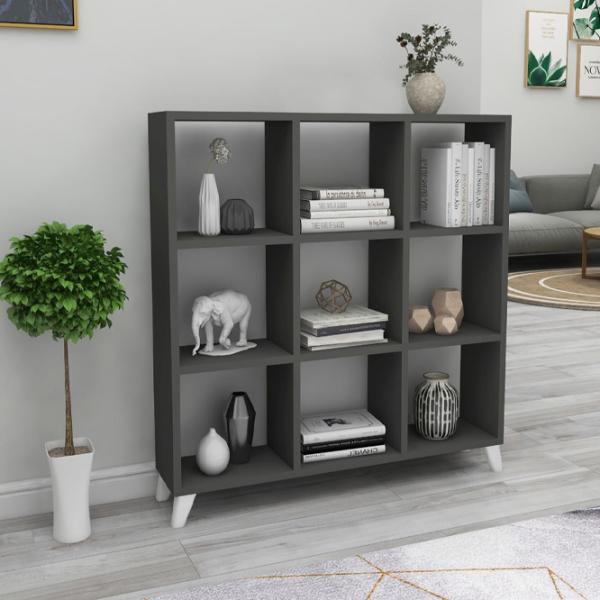 Стеллаж Fabulous 5639925 88.2 см x 88.2см x 20см cm/ ЛДСП/ Anthracite photo 3