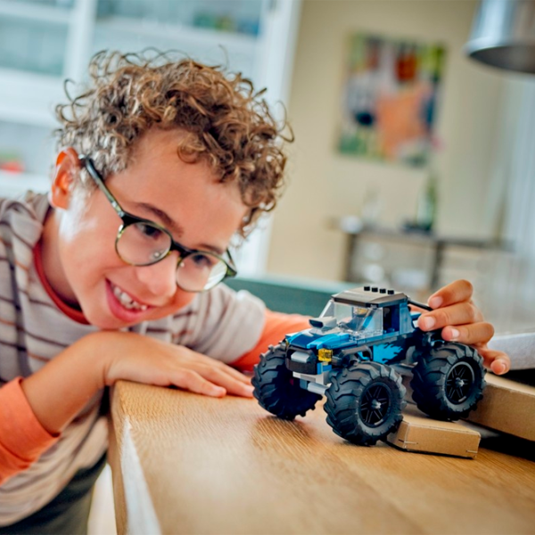 Constructor LEGO Blue Monster Truck Figuri/ Multicolor photo 5