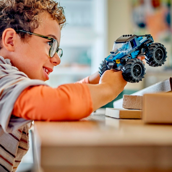 Constructor LEGO Blue Monster Truck Figuri/ Multicolor photo 6